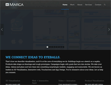 Tablet Screenshot of marcastudio.com